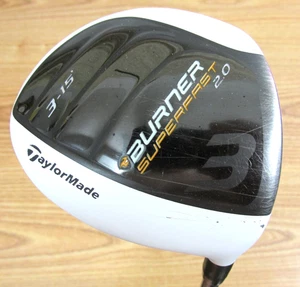TAYLORMADE BURNER SUPERFAST 2.0 3 WOOD 15 DEGREE STIFF MATRIX OZIK GRAPHITE - Picture 1 of 18