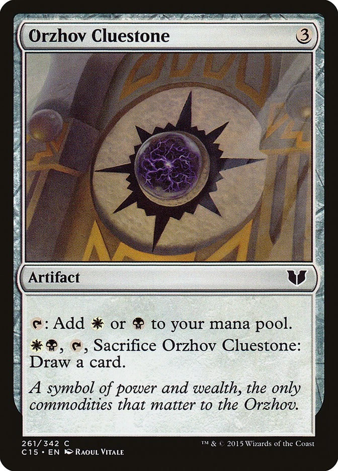 MTG Magic the Gathering Orzhov Cluestone (261/392) Commander 2015 LP - Image 1 of 1