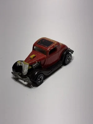 De colección Hot Wheels Real Riders 3 ventanas 34’ Ford 1979 Hi-Rakers White Flames Foto 1 de 4