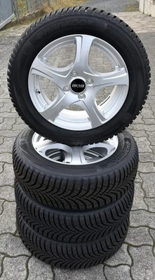 OXXO Alu Winterradsatz TOYOTA Yaris 175/65R15 84 T M+S HANOOK DOT 2917 UNBENUTZT - Bild 1 von 4