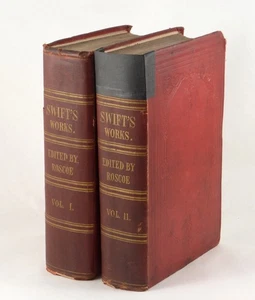 The Works of Jonathan Swift in Two Volumes Henry G. Bohn London 1859 BCPA - Picture 1 of 13
