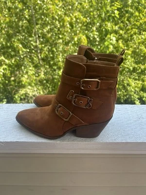 Sam & Libby Brighton Botines Occidentales Talla 9 Country Marrón Botas Vaqueras Foto 1 de 4