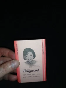 Vintage Hollywood Diät Brot 7 Tage Plan Broschüre 1965 Kalorien Zähler Rezept - Bild 1 von 5