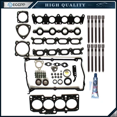 Juego de pernos de junta de culata ECCPP para 99-06 Audi A4 TT Quattro Volkswagen Golf Jetta Foto 1 de 4