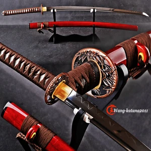 40" Palisander Ton gehärtetes T10 Stahl Katana japanisches Samurai rasiermesserscharfes Schwert - Bild 1 von 12