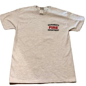 NEW Sacramento Fire SFD St. 19 Cal Expo T-Shirt Kids Size L Firefighter graphic - Picture 1 of 3