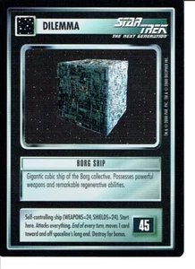 STAR TREK CCG REFLECTIONS SUPER RARE BORG SHIP ex - Bild 1 von 1