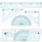  3 Sets Student Drawing Ruler Supplies for School Schoolsupplies Precision