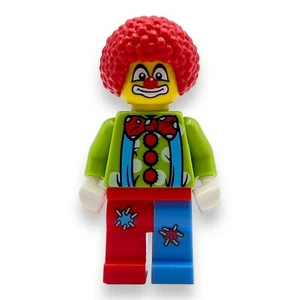 LEGO Circus Clown Minifigure Series 1 Set 8683 col004 with Baseplate Genuine - Picture 1 of 5