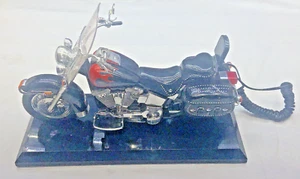 Vintage Telemania Harley Davidson Heritage Softail Desktop Telephone - Picture 1 of 5