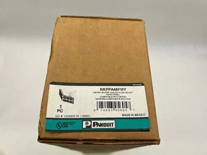 Panduit NKPPA48FMY NIB Netkey 48 Port Angled Flush Patch Panel See Pics #A86 - Picture 1 of 1