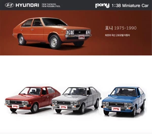 Hyundai Motor PONY 1/38 Scale Diecast Mini Micro Miniature Replica Toy Car Hobby - Picture 1 of 6
