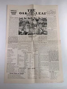 THE OAK LEAF Alameda High School 1965 SENIOR ISSUE! Oakland, Bay Area Zeitung - Bild 1 von 3