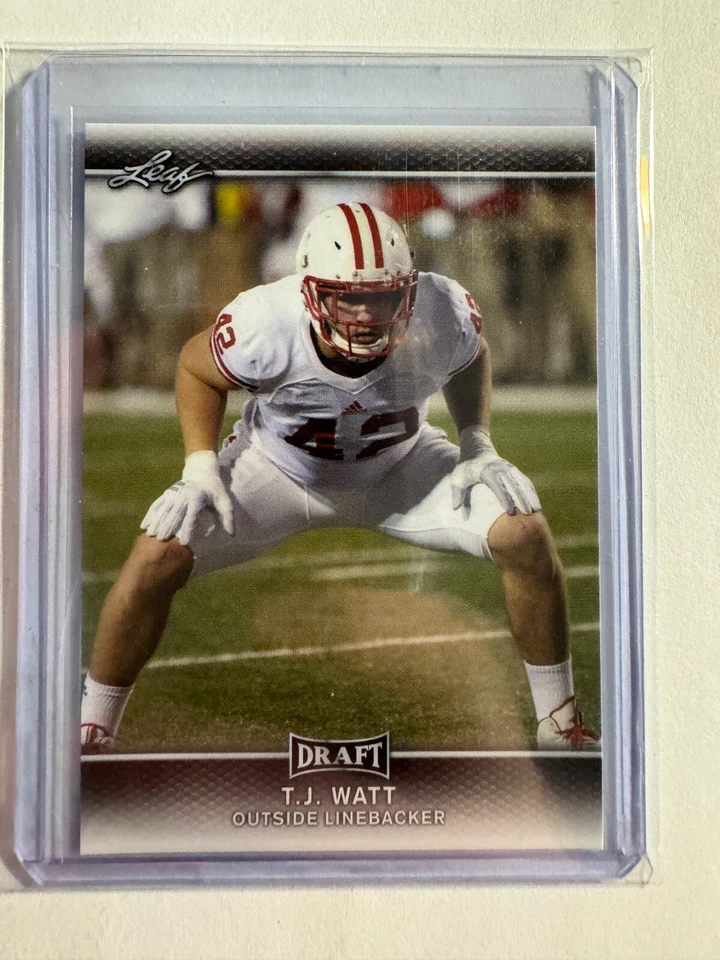 K175,714 -  2017 Leaf Draft #62 T.J. Watt - Image 1 of 1