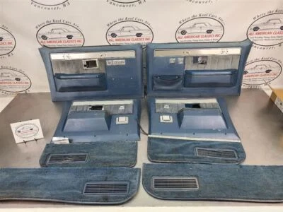 Juego de paneles de moldura de puerta interior Chevy/GMC Suburban 1981-91 ventanas eléctricas azules/cerraduras Foto 1 de 4