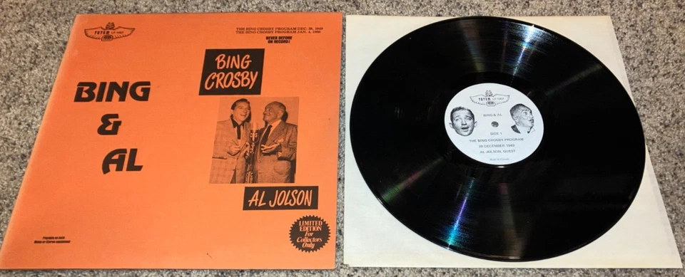 Bing Crosby and Al Jolson LP "Bing & Al" Totem LP-1007 VG+ - Image 1 of 1