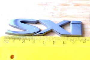SXi CHROME 77mm. CAR BADGE for VAUXHALL Opel Corsa D 2006+ Astra H 04-09 Vectra - Picture 1 of 2