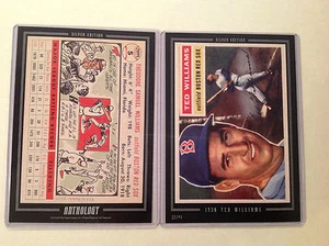 1956 Ted Williams Rot Sox Hof Legende 2016 Topps Anthology 5X7 Silber # Ed / 49 - Bild 1 von 1