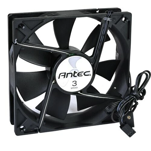 Antec 120mm Tricool Computer Case Cooling Fan with 3 Red LED / Fan Speed Control - Image 1 of 1