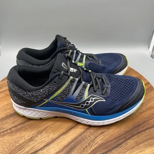 Scarpe Saucony Omni ISO uomo taglia 11 blu running comode passeggio sneakers Everun - Foto 1 di 8