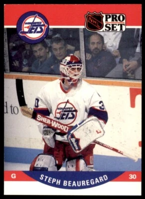 1990-91 Pro Set Stephane Beauregard RC #648 - Image 1 of 2