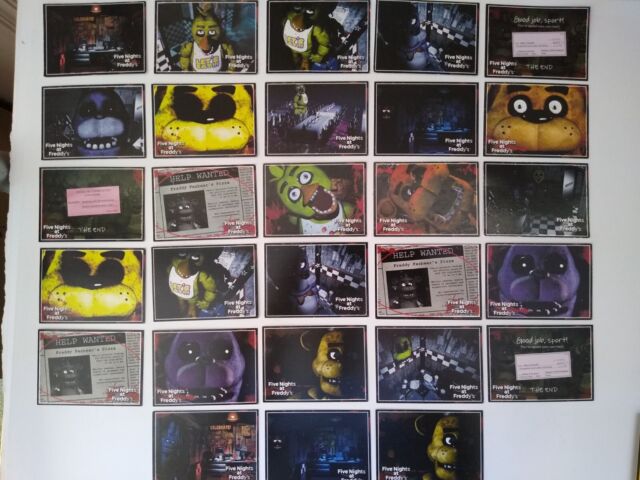 Preços baixos em Five Nights at Freddy's Video para jogos de cartas  colecionáveis