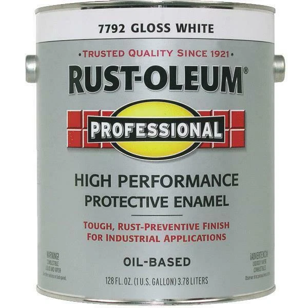 Rustoleum High Performance Protective Enamel, Gloss White, 1 Gallon, 7792402 - Image 1 of 1