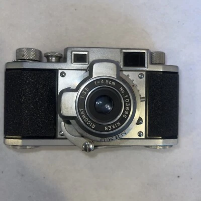RARA Câmera Ricoh "35" Riken Ricomat 1:3.5 F=4.5cm Vintage Retrô - Imagem 1 de 4
