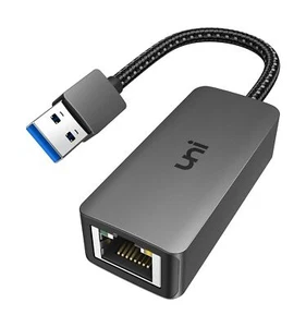 Adaptador uni USB a Ethernet, red LAN Ethernet USB 3.0 a Gigabit sin controlador... - Imagen 1 de 9