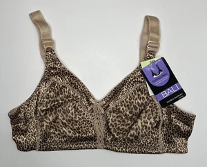 Bali Double Support Wirefree Bra Style 3820 Sexy Animal Size 36B NWT - Picture 1 of 7