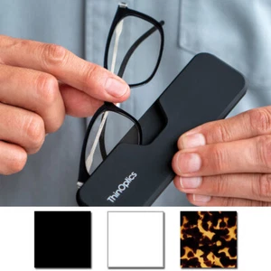 ThinOptics Connect Reading Glasses with Black Full Frame Pod - Picture 1 of 7