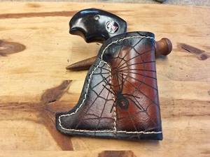 Fits NAA Black Widow Leather Suede Lined Pocket Holster - Picture 1 of 2