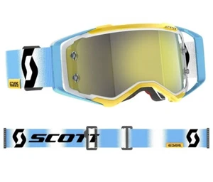 MASCHERA MASCHERINA MX CROSS SCOTT GOGGLE PROSPECT 6 SIX DAYS ARG BIANCO BLU LTD - Foto 1 di 2
