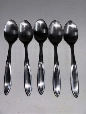 Yamazaki De Sousa TOSCANY SOLARI 缎面不锈钢餐具茶匙 7 英寸 5 件 批量 — 第 1/4 张图片