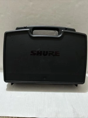 Shure Microphone Hard Carrying Case ONLY Black Foam Insert Storage Travel Mic - Image 1 of 4