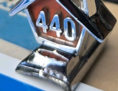 1967 Plymouth GTX 440 Hood Ornament 2785382 OEM MoPar 9/10  - Image 1 of 4