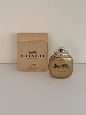 Salpicaduras de perfume Coach Gold (0,15 OZ / 4,5 ML) *Fragancia en miniatura* Foto 1 de 2