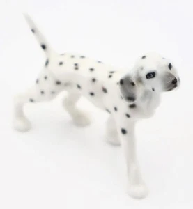 Estatuilla de perro dálmata de porcelana vintage - Imagen 1 de 5