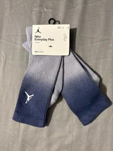 Neu mit Etikett Nike Air Jordan Everyday Crew-Herrensocken Größe Large 8-12 indigoblau - Bild 1 von 3