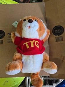 CAMISA SELLO 13" VINTAGE 1981 CUENTOS TYG PELUCHE PELUCHE TIGRE NARANJA - Imagen 1 de 11