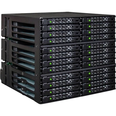 Icy Dock ToughArmor MB924IP-B, Wechselrahmen, schwarz - Bild 1 von 4