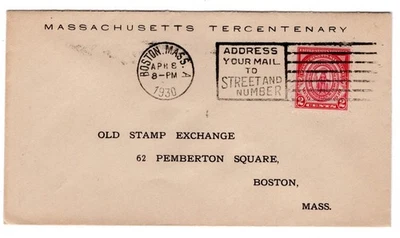 #682 Massachusetts Bay Colony 1930 FDC -  Planty #22 D.A. Brosnan - Image 1 of 2