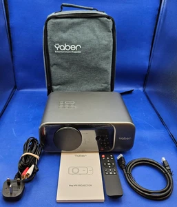 YABER PRO V9 WiFi 6 Bluetooth Projector, 600ANSI Lumens 1080P Portable Projector - Picture 1 of 15