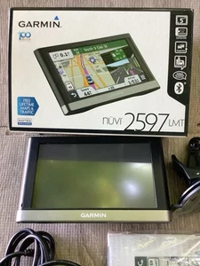 Garmin Nuvi 2457LMT 5-Inch Portable GPS Vehicle Navigation Lifetime Maps Tested - Picture 1 of 6