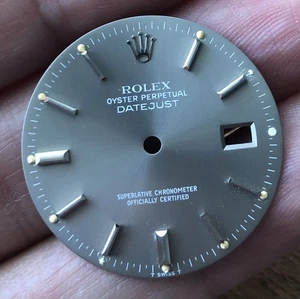 EXCELENTE ESFERA TRITIO GRIS FANTASMA RARA PARA DATEJUST 16000 16200 16220 16014 16234 - Imagen 1 de 9