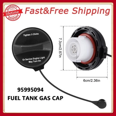 95995094 Fuel Tank Gas Cap Black For Chevrolet Buick Cadillac Savana GMC Envoy - Image 1 of 4