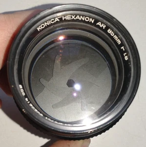 Konica Hexanon AR 85mm F/1.8 Camera Lens - Picture 1 of 22