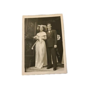 Antique RPPC Real Photo Postcard Wedding  - Picture 1 of 2