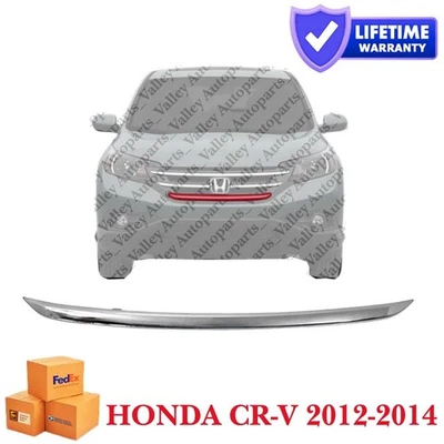Chrome Fits 2012-2014 Honda CR-V New Front Lower Grille Trim Molding HO1216110 Foto 1 de 4