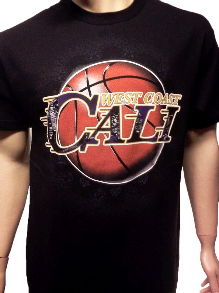 Camiseta WEST COAST CALI BALLIN HIP HOP URBAN TEES TAMANHO MÉDIO -2X - Imagem 1 de 1